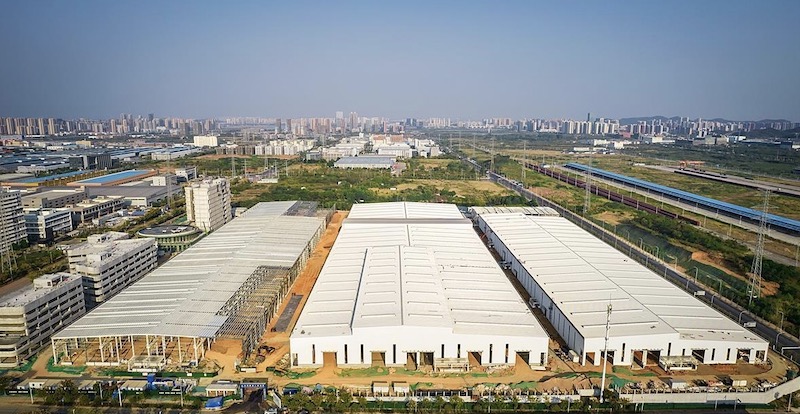 武汉江夏区金盘智能科技绿色产业园封顶